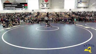 80 lbs 3rd Place Match - Harrison Froman, Purple Eagles Wrestling Academy vs Jackson Evans, Club Not Listed