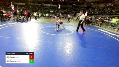 75 lbs Semifinal - Karlly Hague, Vernon vs Heaven Coleman, Washington Y