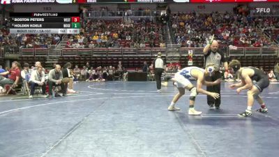 1A-157 lbs Cons. Semi - Boston Peters, Westwood, Sloan vs Holden Koele, Woodbury Central