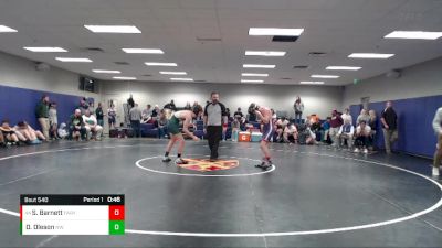 126 lbs Cons. Round 3 - Sam Barnett, Father Ryan vs Daniel Oleson, Northwest