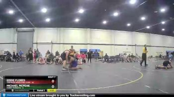 220 lbs Round 3 (6 Team) - Eddie Flores, Tar River Wrestling Club vs Michael McPeak, Funky Monkeys