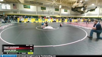 50-55 lbs Quarterfinal - Finley Uhlenhake, Immortal Athletics WC vs Reagan Meyer, Dickinson Wrestling Club