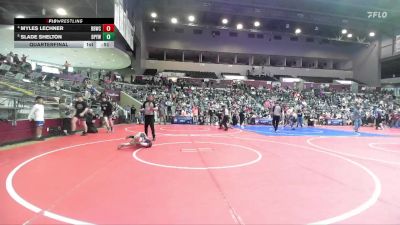 52 lbs Quarterfinal - Slade Shelton, Benton Parks Youth Wrestling vs Myles Lechner, Beebe Badgers Wrestling Club