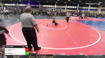 109 lbs Round Of 64 - Anaya Falcon, Pounders WC vs Nyla O'Brien, Steelclaw