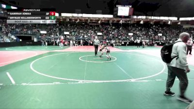 61 lbs Cons. Round 2 - Samirah Jomaa, JRP1 vs Brynlee Hollandsworth, GGBA