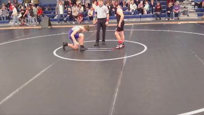 124-134 lbs Round 3 - Roman Thompson, Walnut vs Zeb Fry, McCook