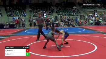 67 lbs Consi Of 8 #1 - Lincoln McPhail, Team Tulsa Wrestling Club vs Bishop Louie, Pin-King All Stars