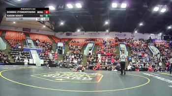 120 lbs Semifinals (8 Team) - Kason Soucy, Yale vs Dominic Zygmuntowski, Whitehall