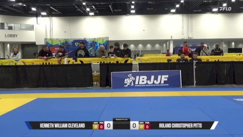 Roland Christopher Pitts vs Kenneth William Cleveland 2025 World IBJJF Jiu-Jitsu No-Gi Championship