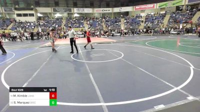 165 lbs Round Of 16 - Matthew Kimble, Lamar vs Sain Marquez, Greeley United