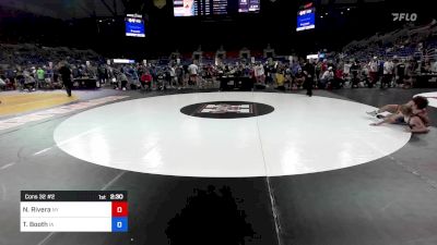 120 lbs Cons 32 #2 - Nico Rivera, NY vs Tommy Booth, IA