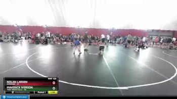 121-122 lbs Round 2 - Maverick Iverson, Thief River Falls vs Nolan Larsen, Denmark