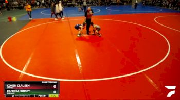 85 lbs Quarterfinal - Camden Crosby, Big Lake vs Cohen Clausen, UNITED