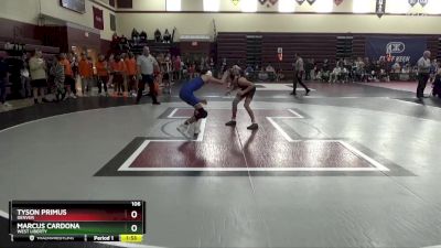 106 lbs Round 1 - Tyson Primus, Denver vs Marcus Cardona, West Liberty