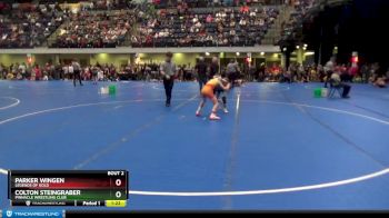 75 lbs Round 1 - Parker Wingen, Legends Of Gold vs Colton Steingraber, Pinnacle Wrestling Club