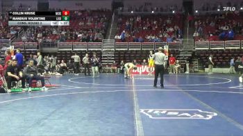 3A-144 lbs Cons. Round 3 - Collin Kruse, North Scott vs Mandius Volentine, Lewis Central