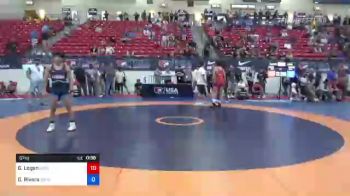 57 kg Semis - Gabriel Logan, Apex Wrestling Academy vs Geronimo Rivera, Sanderson Wrestling Academy