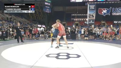 285 lbs Cons. Rd Of 16 - Blake McMullen, Minnesota vs Camden Williams, Indiana