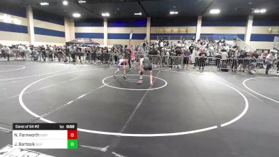 120 lbs Consi Of 64 #2 - Nixon Farnworth, East Valley WC vs Jason Bartosik, Silverback WC