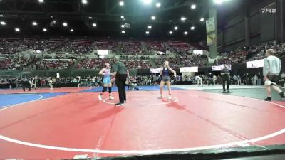 123 lbs Champ. Round 2 - Lillian Massey, Glasgow Wrestling Club vs Kinli Bitton, Powell Wrestling Club