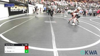 83 lbs Quarterfinal - Trystan Wallace, Unaffiliated vs Knox Duvak, Lone Grove Takedown Club