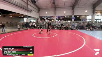46 lbs Champ. Round 1 - Cashton Jeffs, NTX Wrestling vs Noah Saliba, Katy Area Wrestling Club