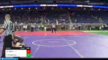 D3-152 lbs Semifinal - Aidan Shier, Kingsley Area HS vs Xavier Andeerson, Corunna