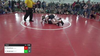 80 lbs Pools - Bryce Donahue, Donahue W.A. vs Easton Anderson, West Virginia Wild