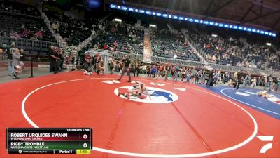 58 lbs Quarterfinal - Robert Urquides Swann, Wyoming Unattached vs Rigby Tromble, Natrona Colts Wrestling