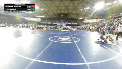 Boys 4A 106 lbs Champ. Round 2 - Quintan Parsons, Arlington vs Yestin Ruiz, Olympia