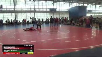 61 lbs Round 1 - Jace Claytor, Savannah Wrestling Center vs Tinsley Downs, Georgia