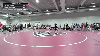 65 lbs Cons. Round 6 - Tyson Peach, Jackrabbit Wrestling Club vs Mason Gibson, SKWC