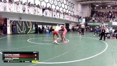 113 lbs Champ. Round 2 - Daxton Tanner, Westfall (Williamsport) vs Joshua Medina, Clay (Oregon)