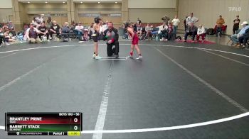 56 lbs Quarterfinal - Barrett Stack, Olympus vs Brantley Prine, SGAC