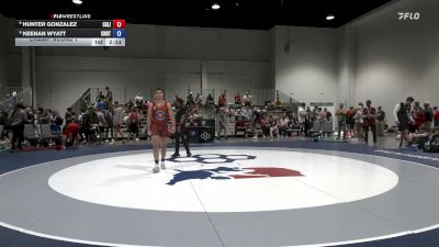 87 lbs Champ. Round 1 - Hunter Gonzalez, California vs Keenan Wyatt, Knights RTC