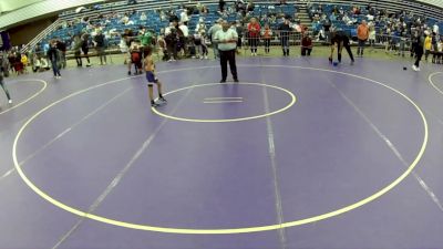 10U Boys - 49 lbs Cons. Round 4 - Jameson Hitchcock, Top Notch Wrestling Club vs Christopher Allen, Oconomowoc Wrestling Club