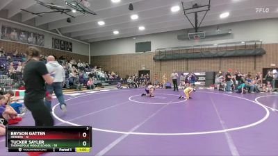 Exhibition 3 lbs Round 3 (6 Team) - Bryson Gatten, Herders vs Tucker Sayler, Thermopolis Middle School