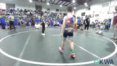 55 lbs Consolation - Phillip Thunderbull, Clinton Youth Wrestling vs Axel Gannon, Lions Wrestling Academy