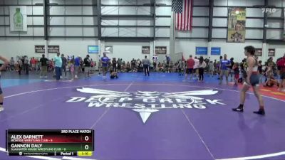 113 lbs Placement Matches (8 Team) - Gannon Daly, SLAUGHTER HOUSE WRESTLING CLUB vs Alex Barnett, IRONTIDE WRESTLING CLUB