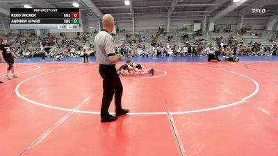 120 lbs Rr Rnd 1 - Reed Wicker, Golden Talons vs Andrew Aparo, Superior SWA