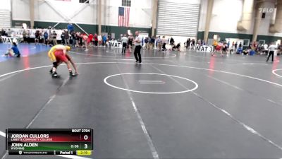 141 lbs Quarterfinal - Jordan Cullors, Labette Community College vs John Alden, Wyoming