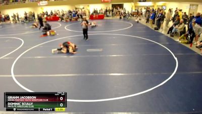 97 lbs Champ. Round 2 - Grahm Jacobson, NRHEG Panther Youth Wrestling Club vs Dominic Scully, MN Elite Wrestling Club