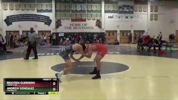 132 lbs Cons. Round 2 - Brayden Guerrero, Liberty_NV vs Andrew Gonzalez, Camarillo