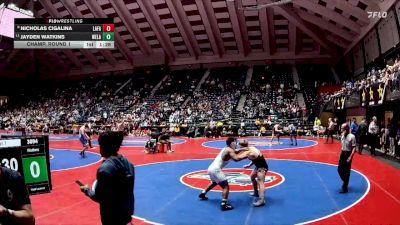 3A-190 lbs Champ. Round 1 - Jayden Watkins, West Laurens vs Nicholas Cigalina, LaFayette