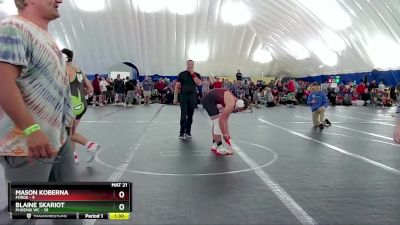 157 lbs Round 6 (8 Team) - Mason Koberna, FORGE vs Blaine Skariot, Phoenix WC