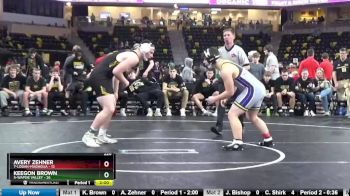 220 lbs 5th & 7th Place - Keegon Brown, 5-Wapsie Valley vs Avery Zehner, 7-Logan-Magnolia