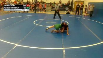 107 lbs Round 3 - Alannah Simoneaux, Thatcher HS vs Lailani Strong, Morenci High School