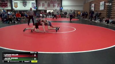 132 lbs Round 3 - Lathan Keller, Mediapolis vs Jacob Widmer, Burlington
