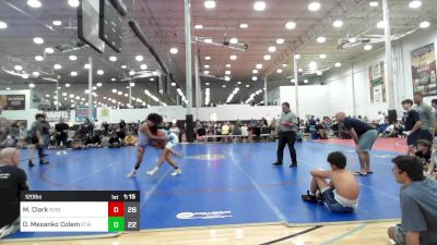 120 lbs Rr Rnd 3 - Michael Clark, Revival Black vs Dion Mesanko Coleman, Shore Thing WC