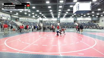 165 lbs Champ. Round 2 - Gha-is Cooper, Andrew College vs Ajani Redwood, Unattached The Citadel